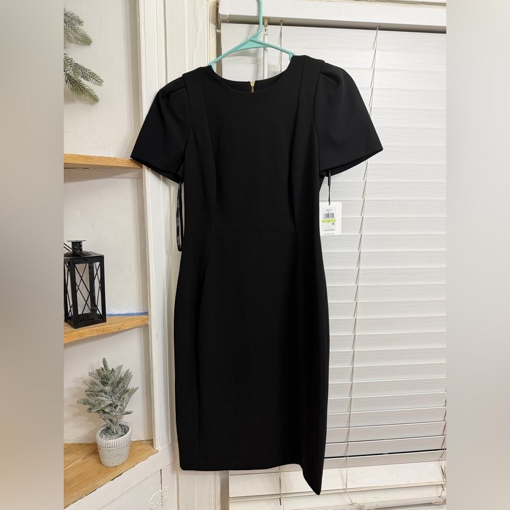 Calvin Klein Classic Black Midi Dress